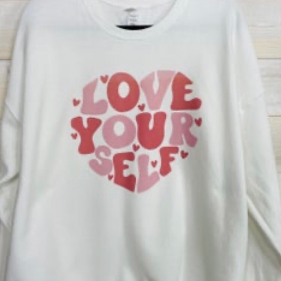 Tultex Tops - Large white sweatshirt